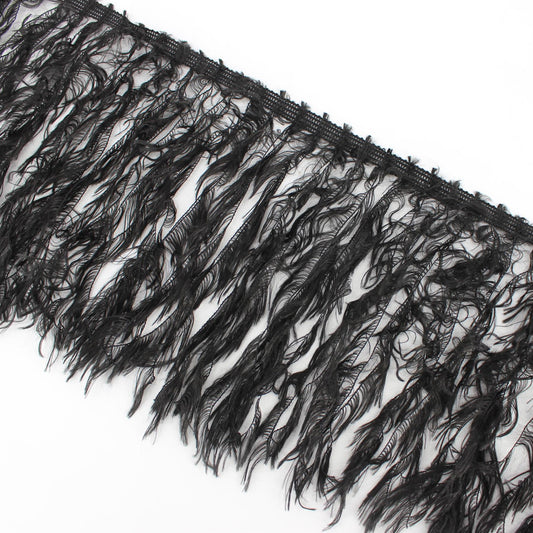 Faux Feather Fringe 20cm x1m - 9825