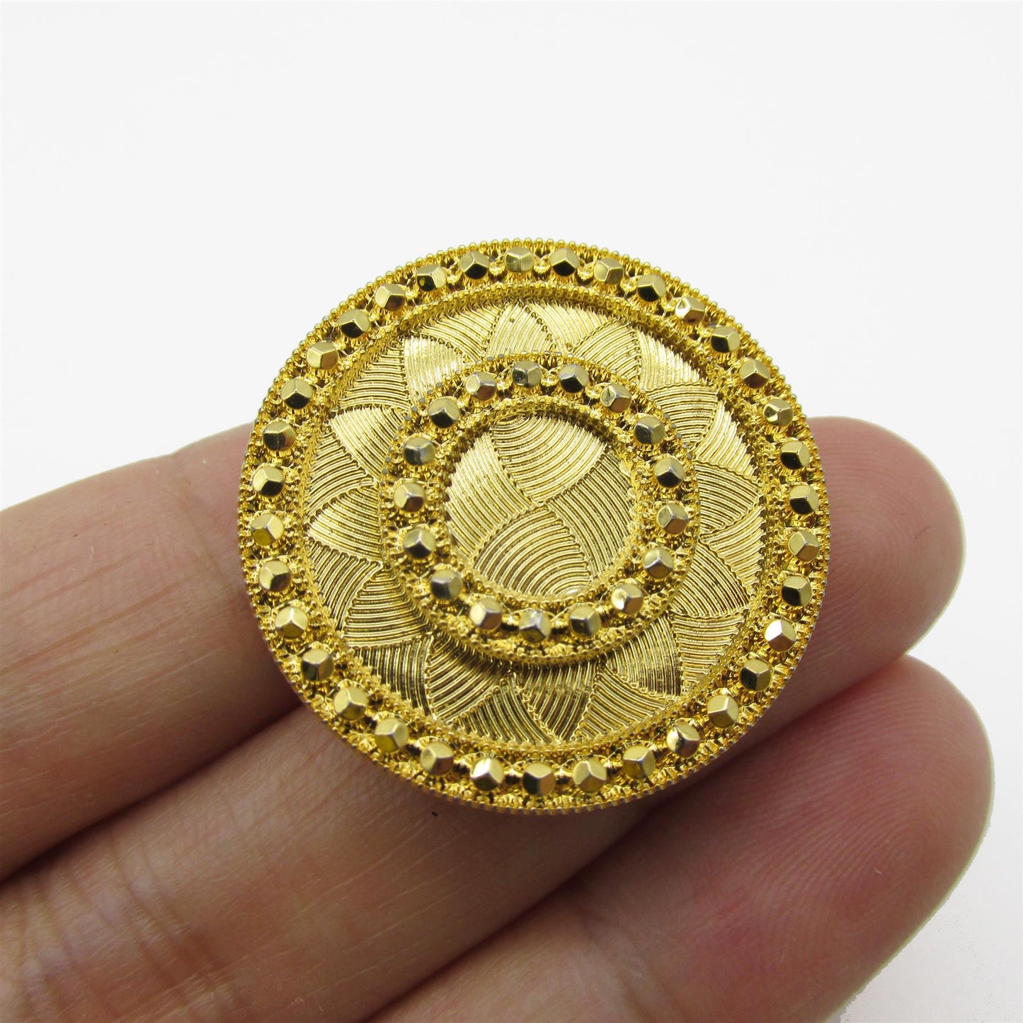 Geometric Sparkle ABS Button - 4409