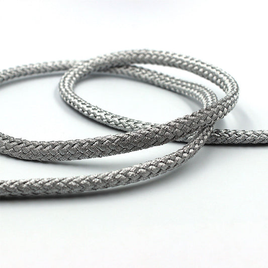 Metallic Braided Flattened Cord 8mm 7351