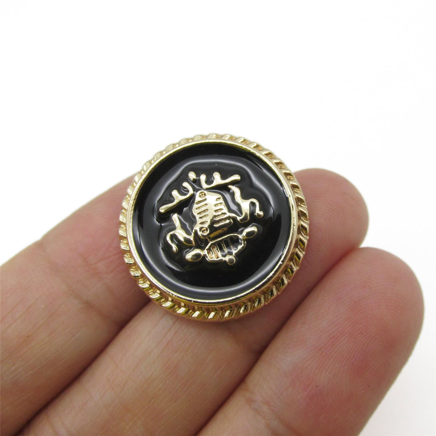Enamel Shield Button - 6565