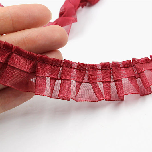 Layered Gathered Organza 23mm 5498