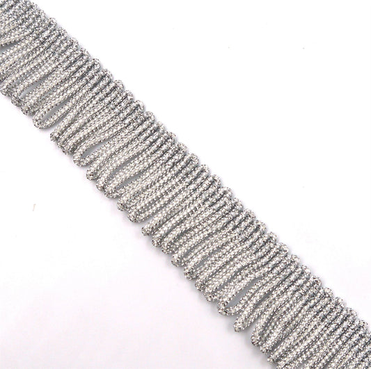 Lurex Looped Fringe 25mm 9355