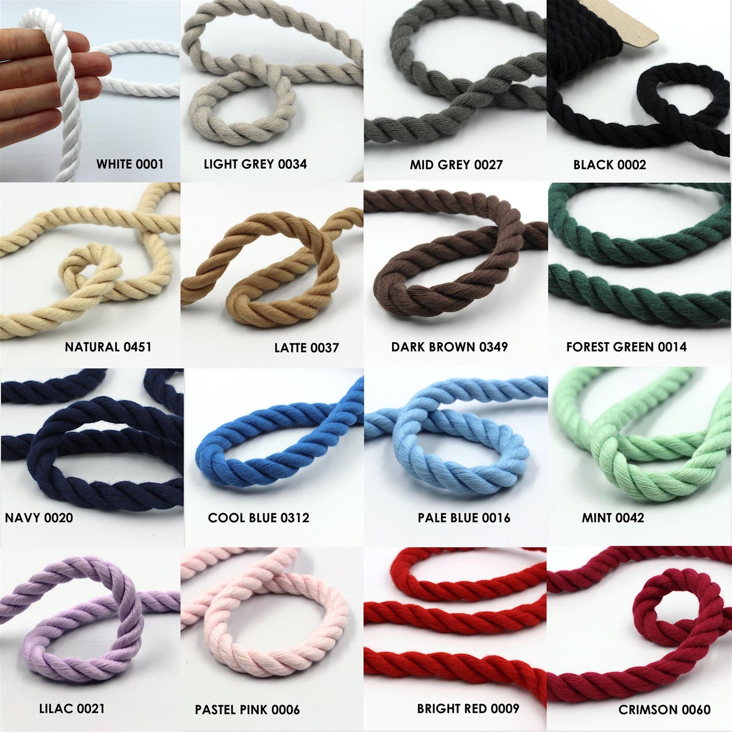 Matte Twisted Cord x5m - 9870
