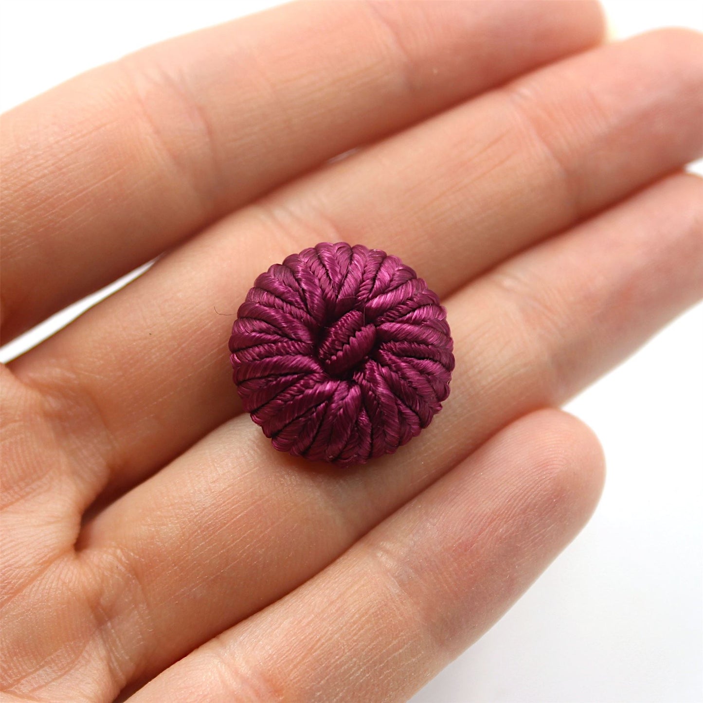 Passementerie Button with Centre Knot - 4455