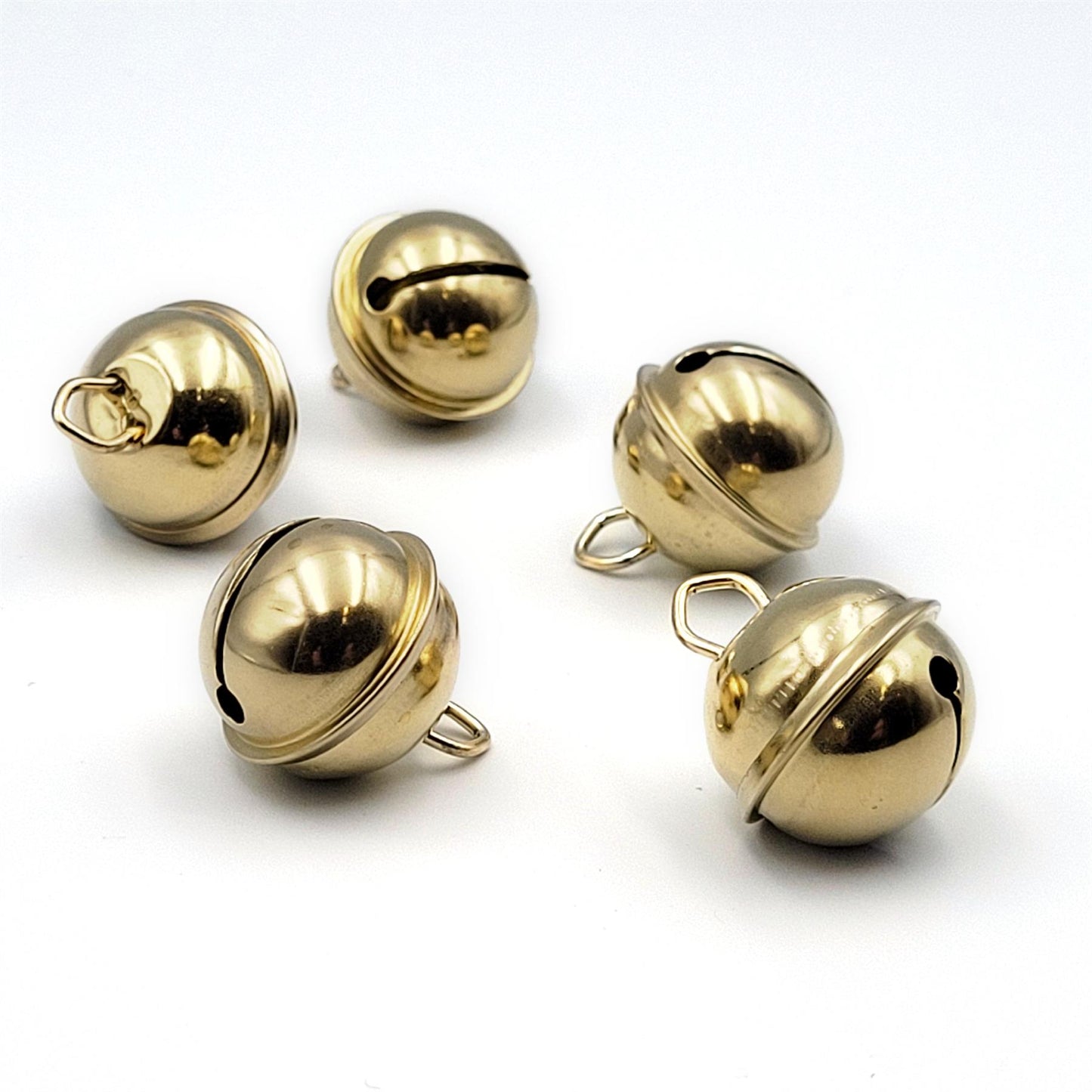Round Metal Jingle Bells x 100 7053-100