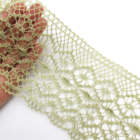 Wide Metallic Lace 10cm x 1m - 9358