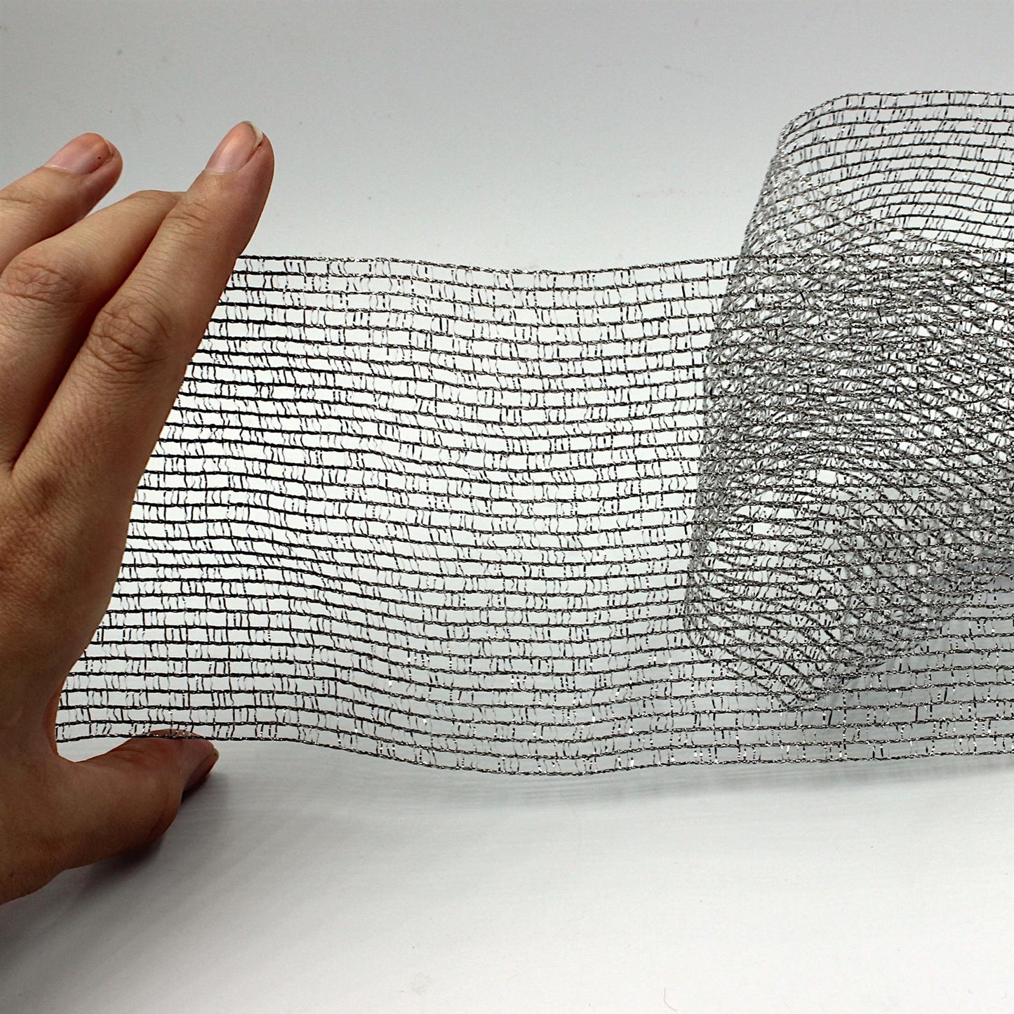 Metallic Wired Lurex Net Braid x 1m - 9510