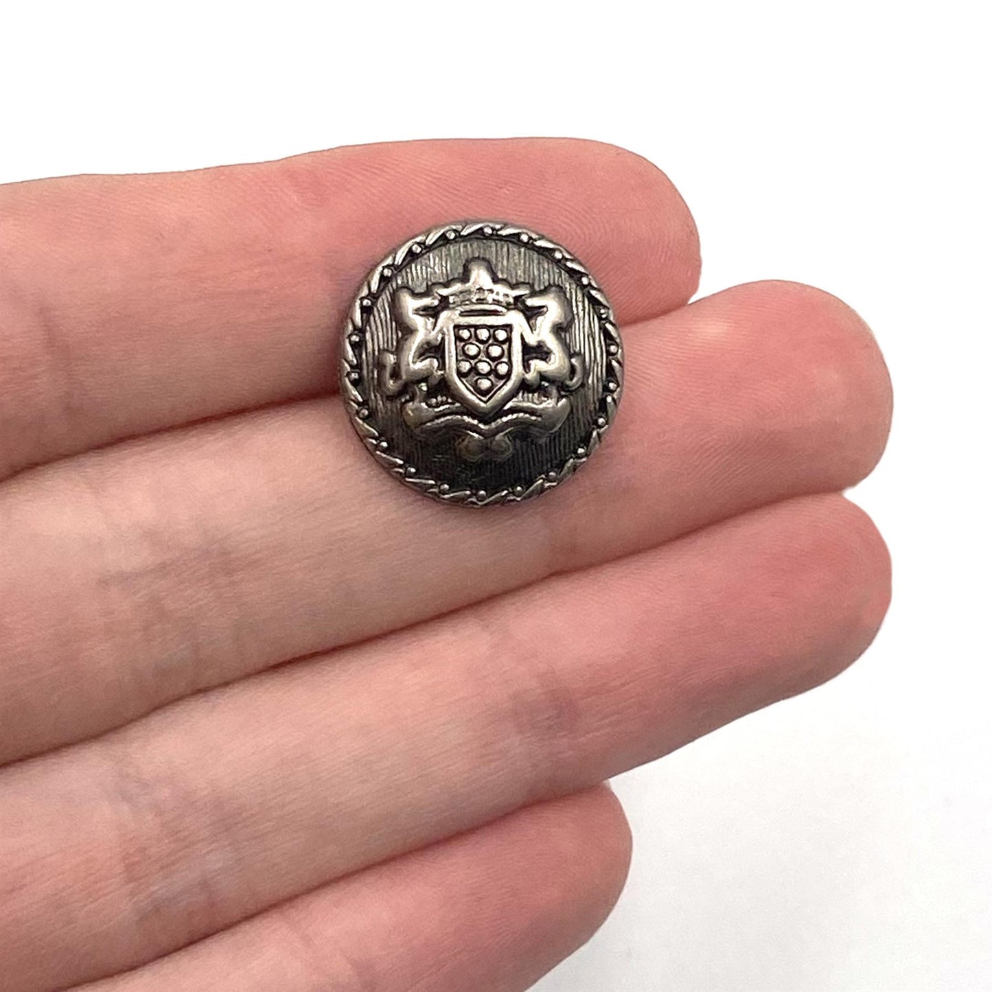 Metal Shield Dome Button - 7508
