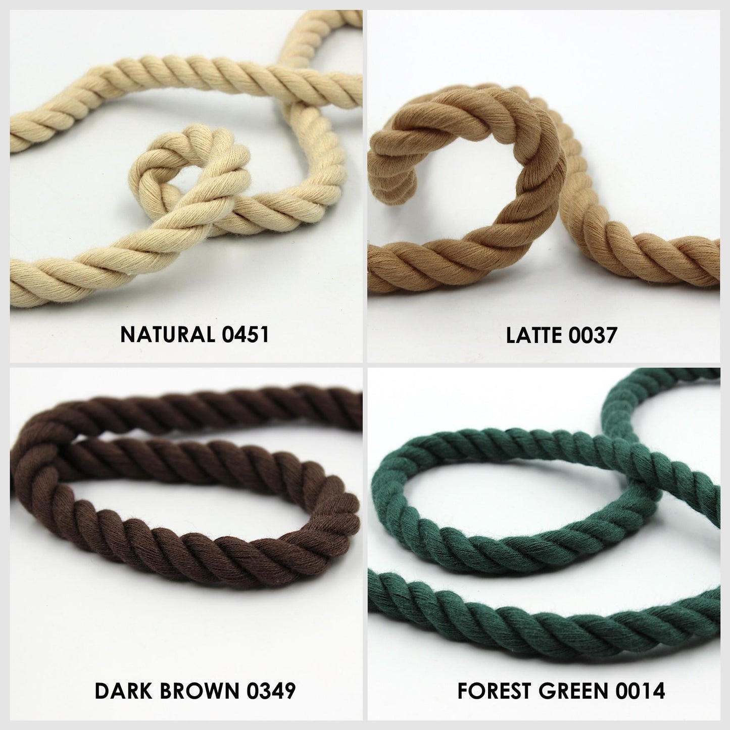 Chunky Matte Twisted Cord x1m - 9869