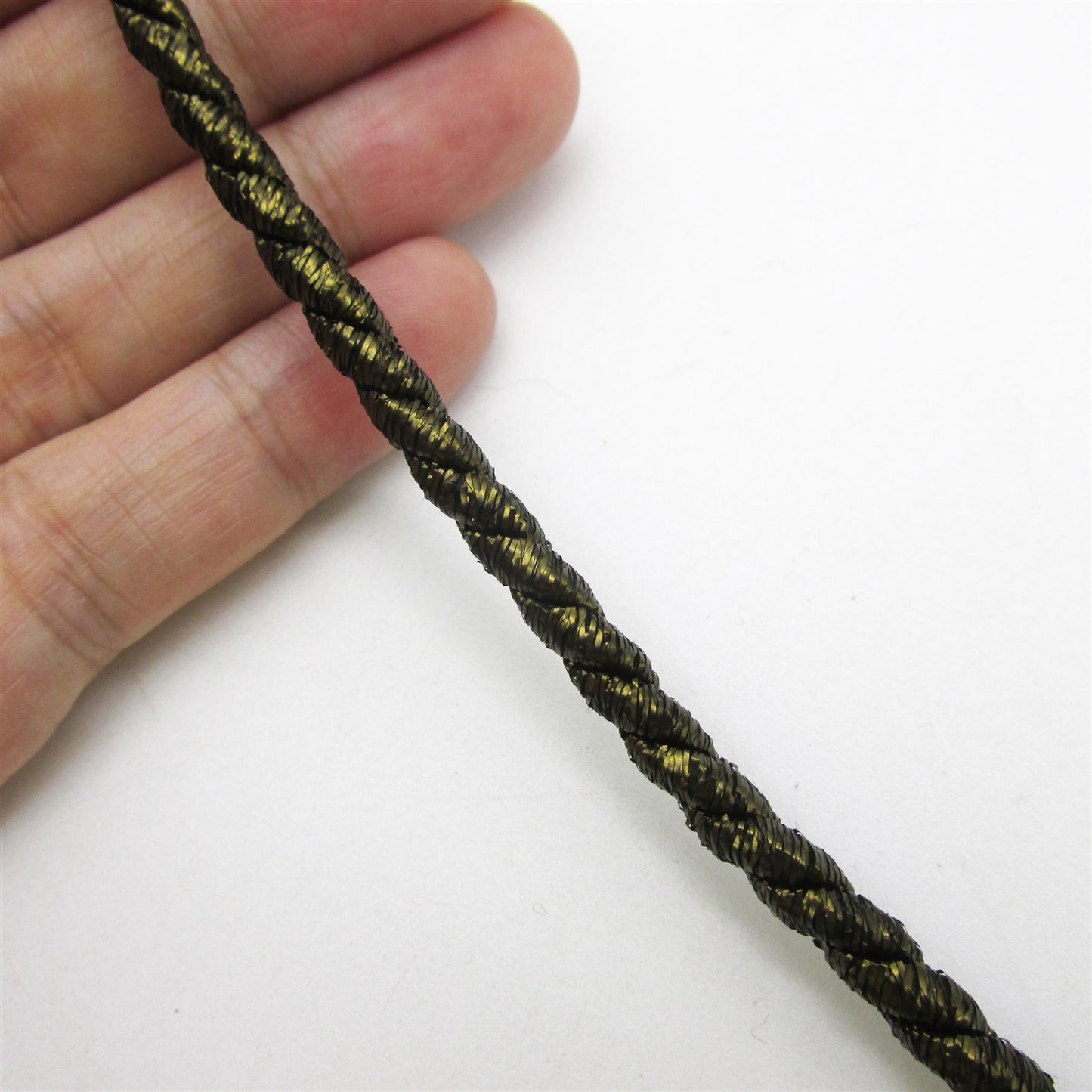 Twisted Dark Metallic Cord 5mm 9598