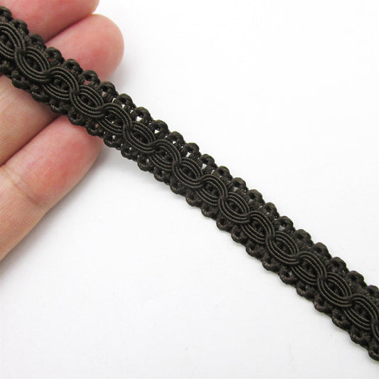 Vintage Gimp Braid with Chain Design 10mm x1m - 4514