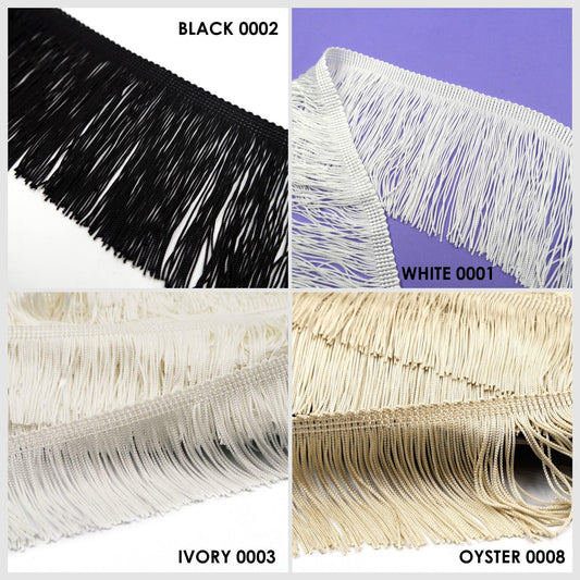 Chainette Cut Fringe - Acetate  9540-15cm