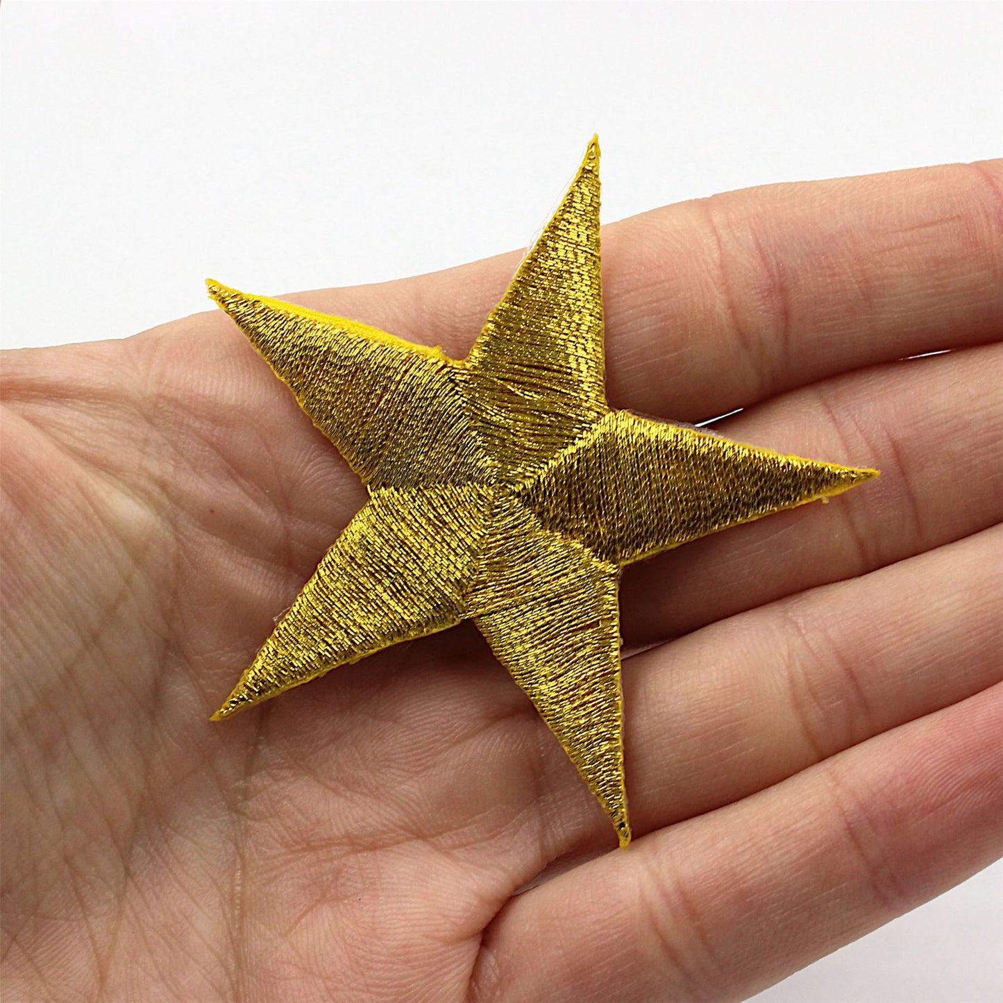 Metallic Iron-On Star Motif 7680