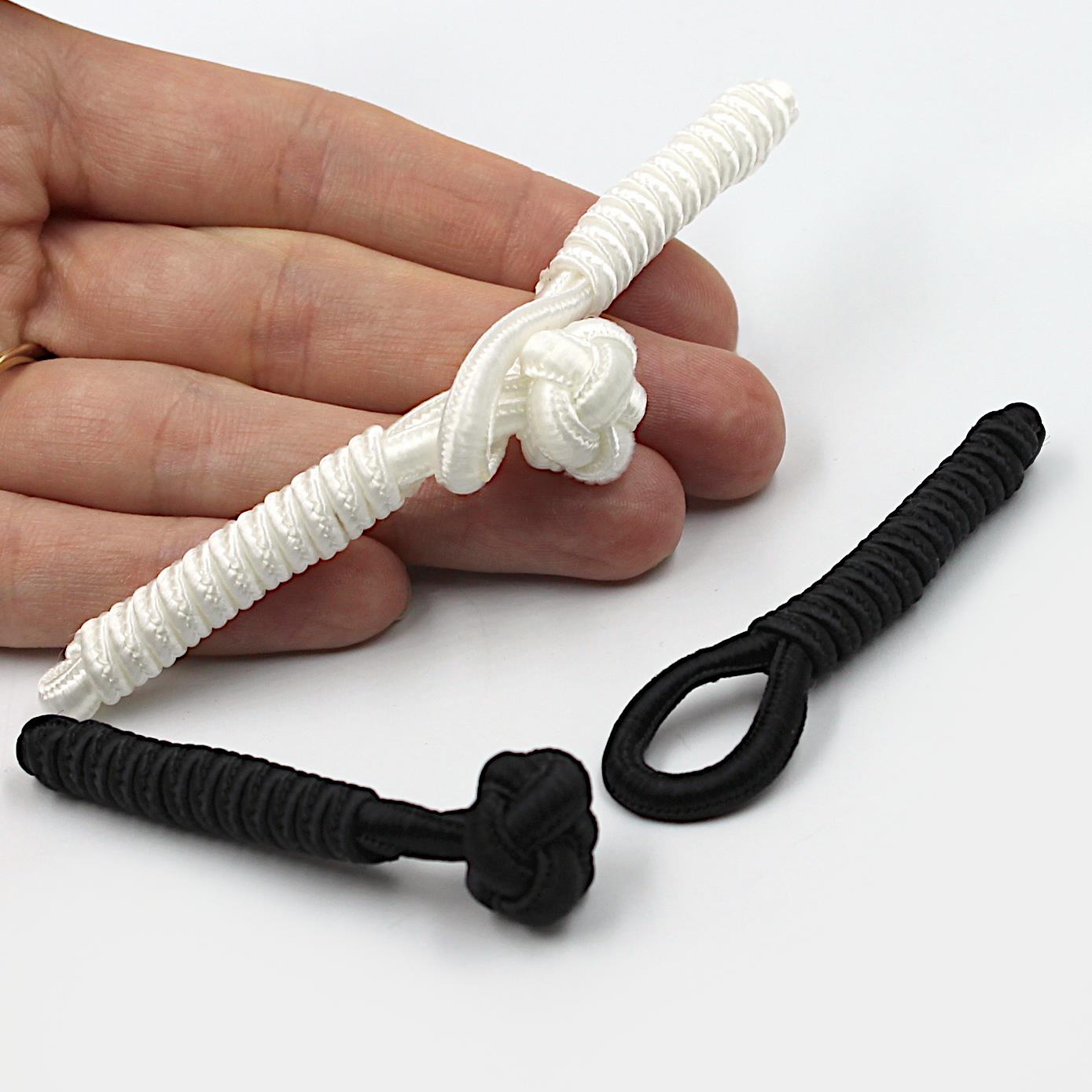 Twist Braid Knot Button Frog Closure 11cm - 5354