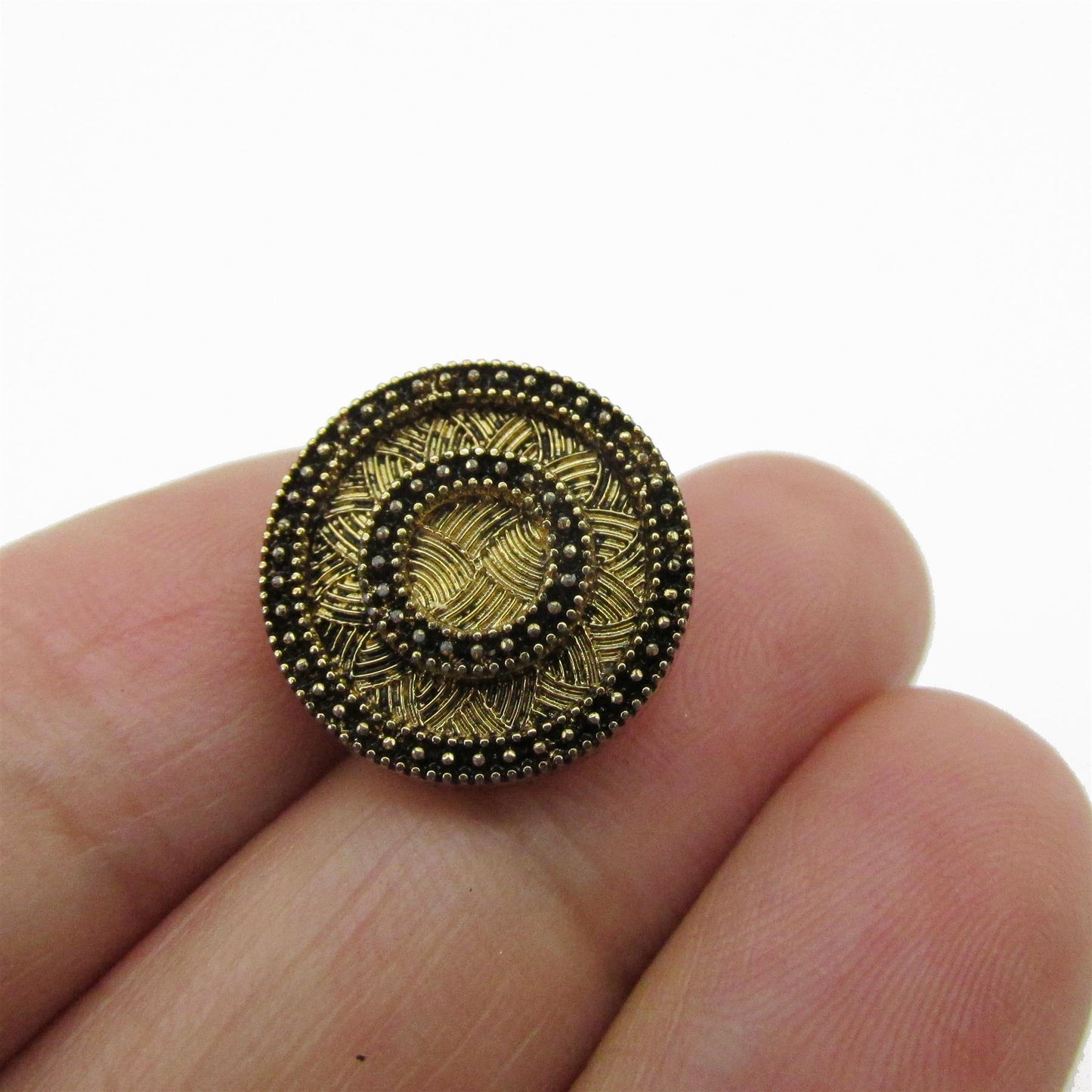 Geometric Sparkle ABS Button - 4409