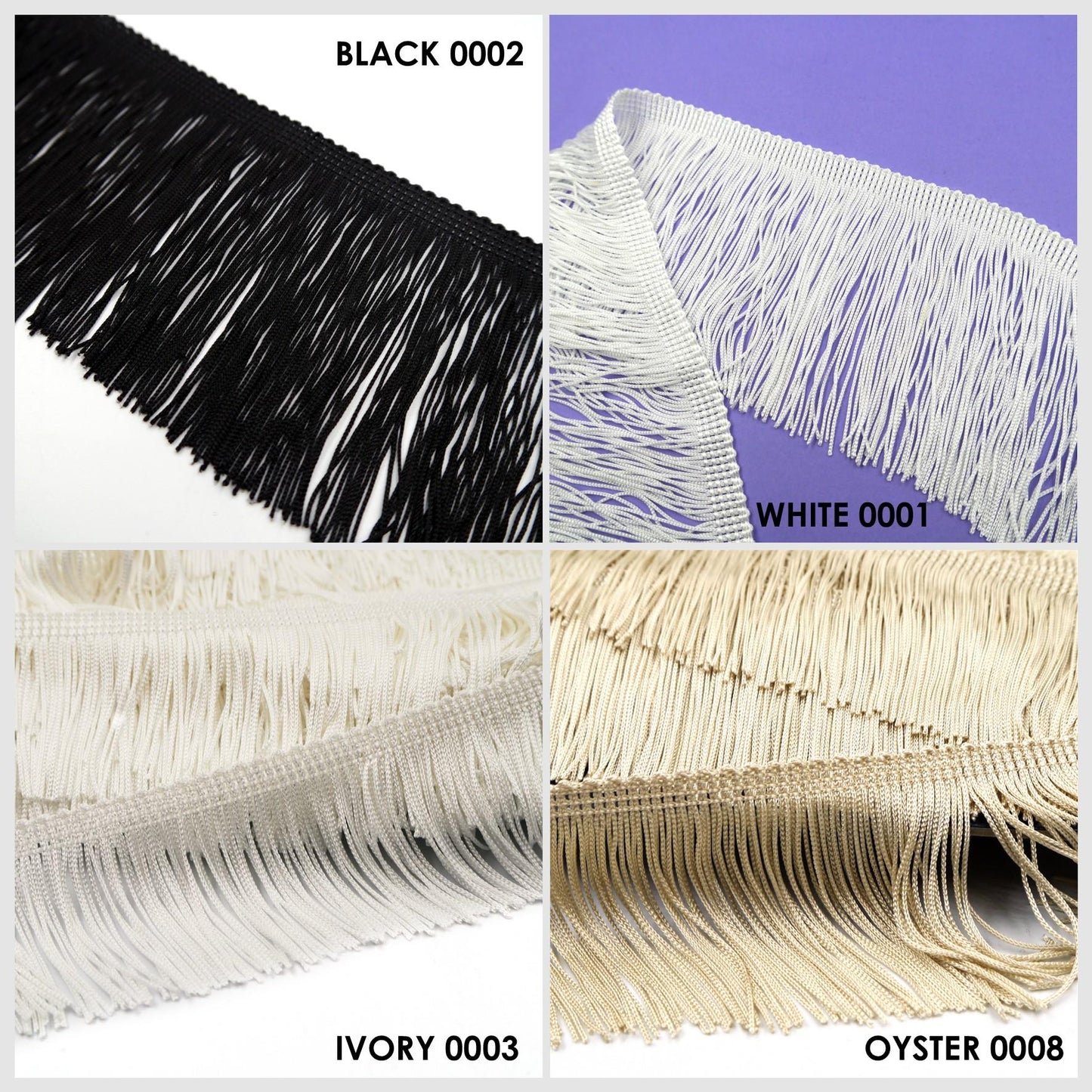Chainette Cut Fringe Acetate x1m - 9540-10cm