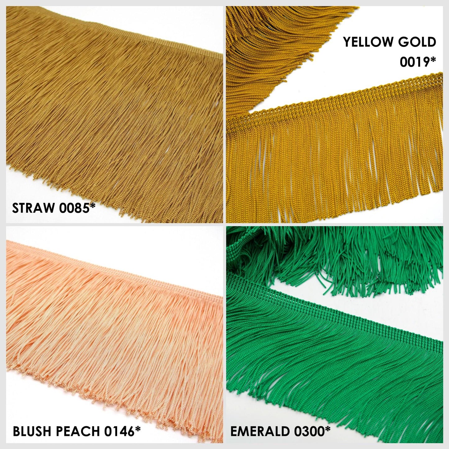 Chainette Cut Fringe - Acetate  9540-20cm