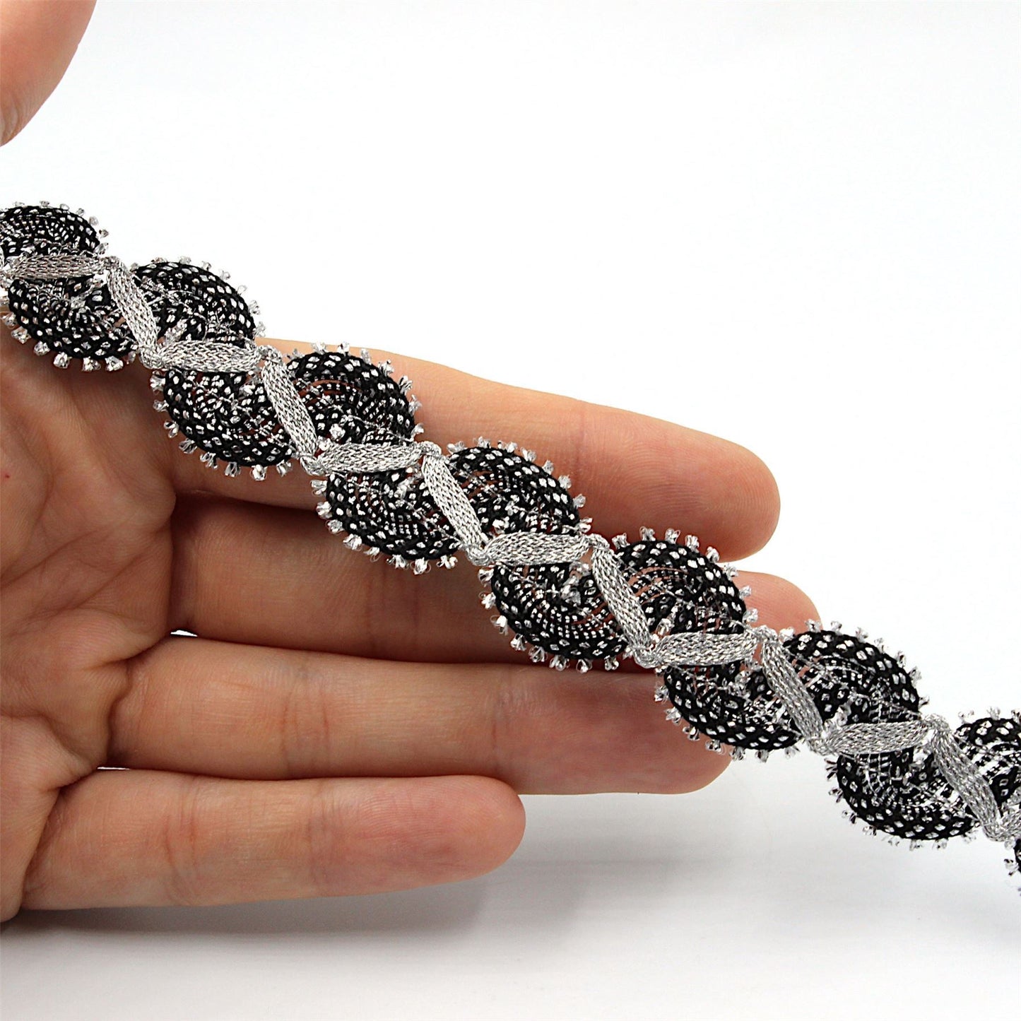 Wavy Metallic Braid 20mm x1m - 7355