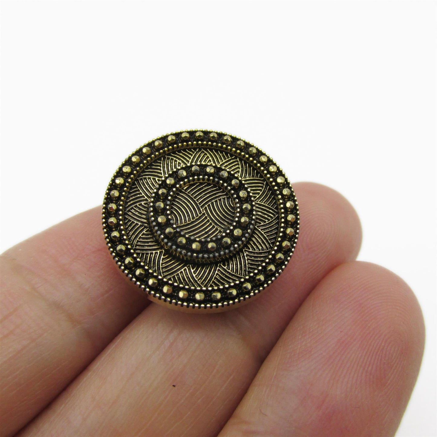 Geometric Sparkle ABS Button - 4409