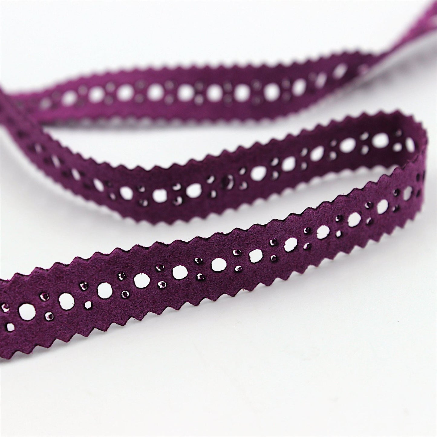 Punched Suedette Braid 12mm 8137