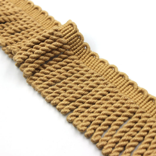 Viscose Thick Bullion Fringe 70mm 6314