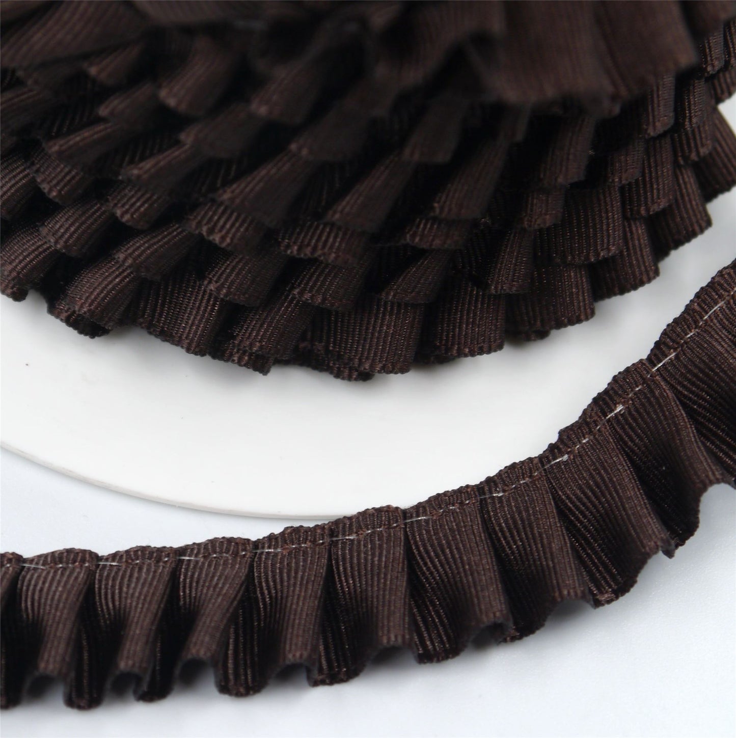 Side-Pleated Taffeta Ribbon 16mm x1m - 7110