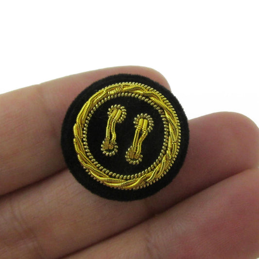 Embroidered Button - 4407