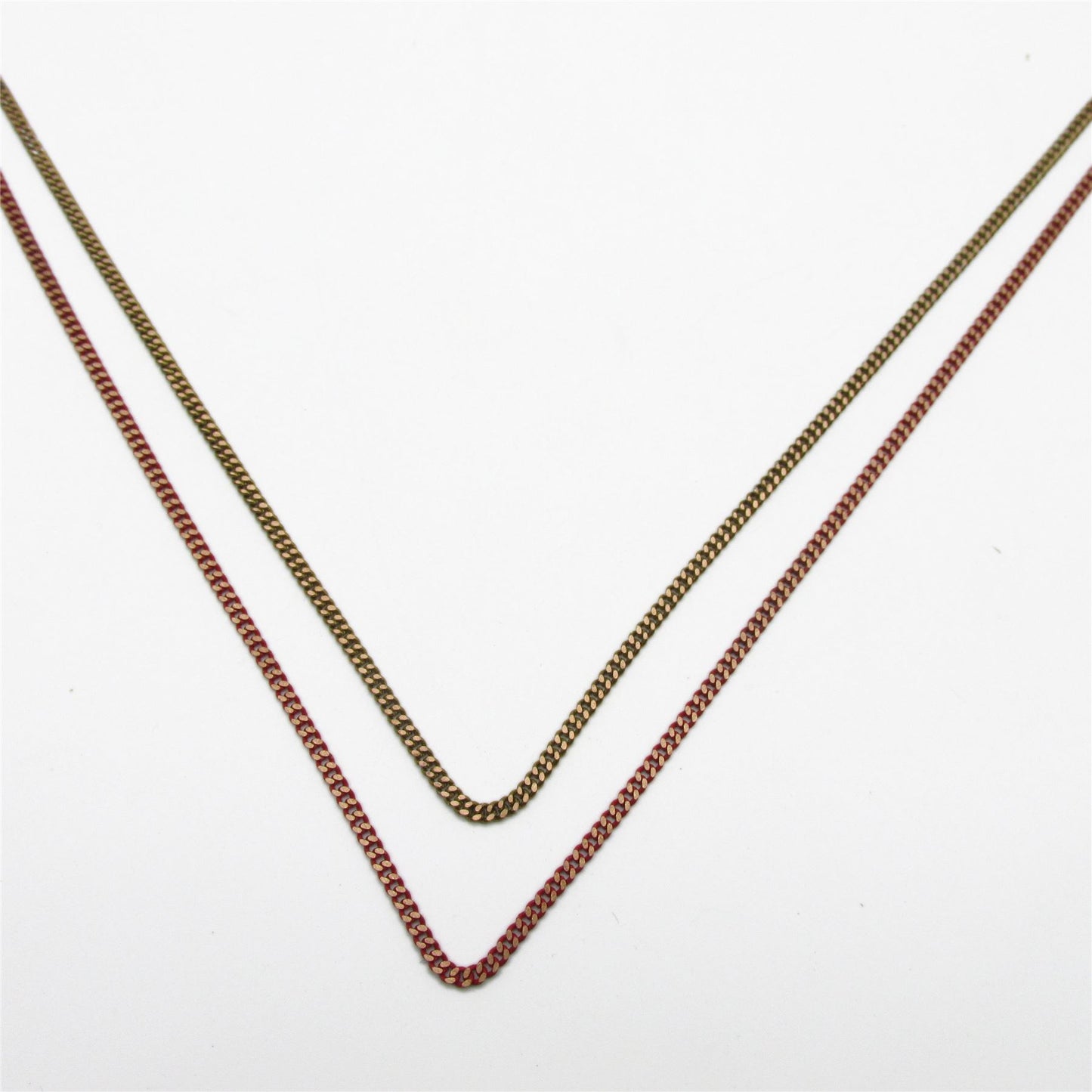 Flat Link Brass Chain 3mm 9901