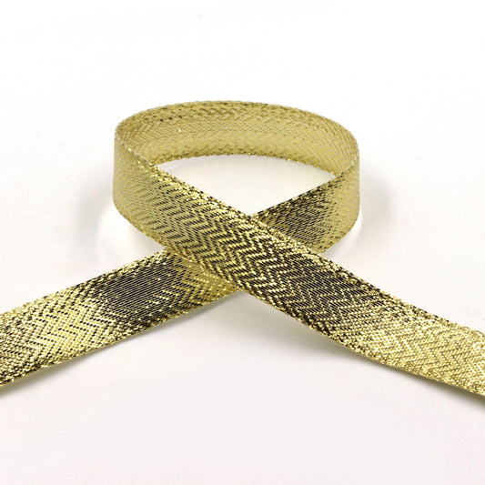 Metallic Chevron Ribbon 6157