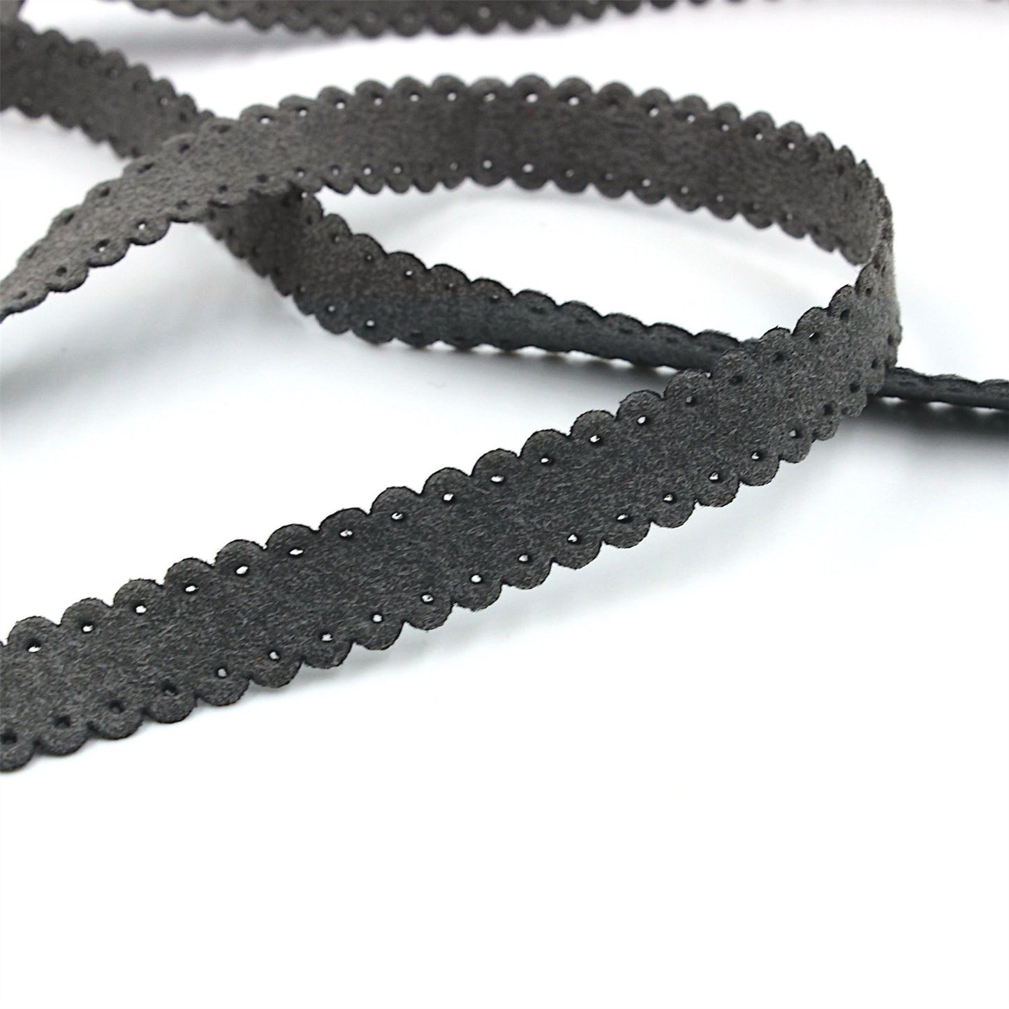 Punched Suedette Braid 10mm 8138
