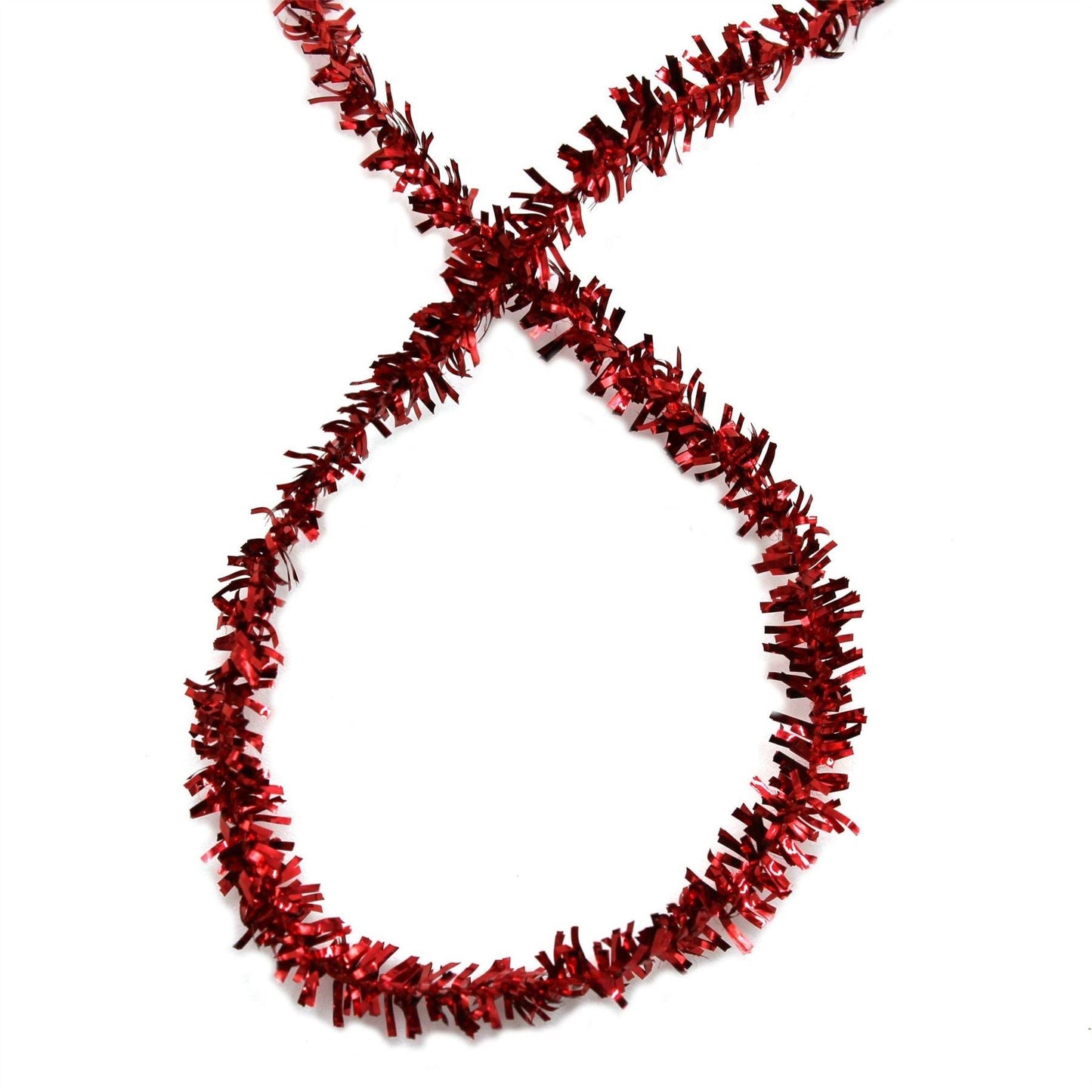 Metallic Tinsel Trim Non Wired 4mm x 10m 8537