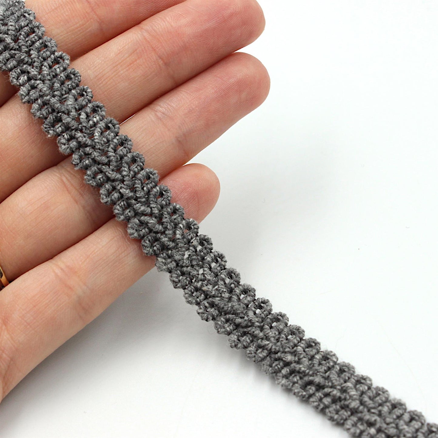 Cotton Mix Feather Braid 14mm x1m - 9843