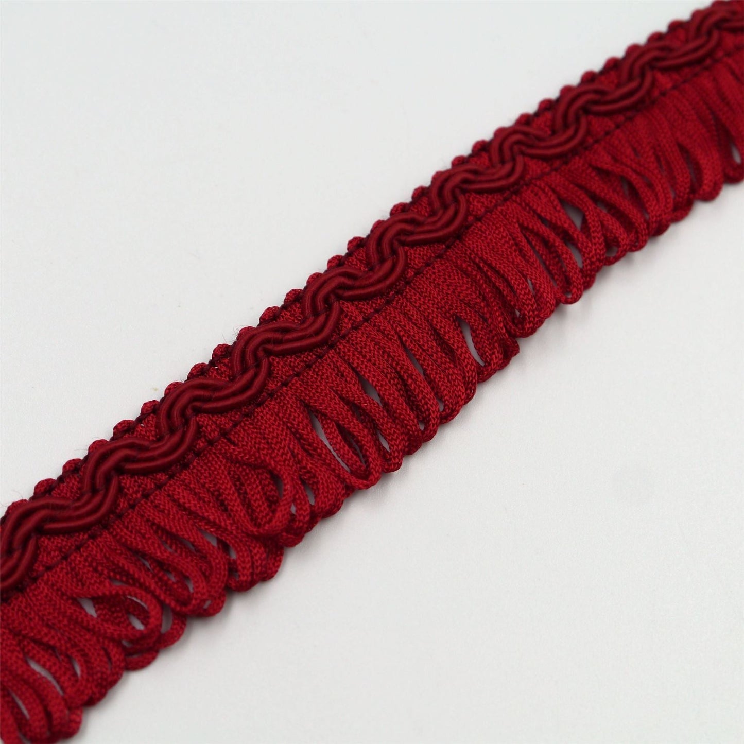 Vintage Gimp Braid With Looped Fringe 32mm x1m - 0865