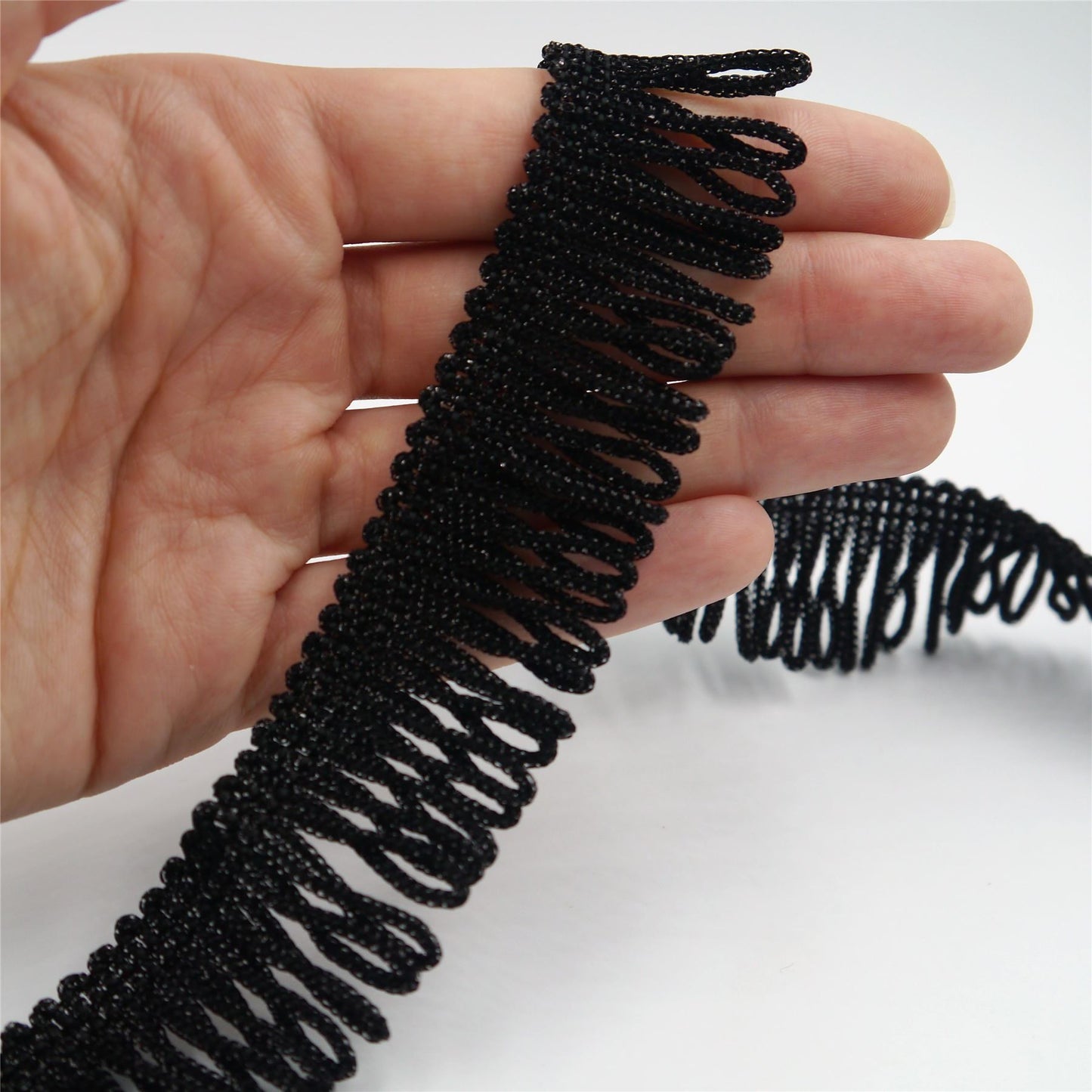 Lurex Looped Fringe 25mm 9355