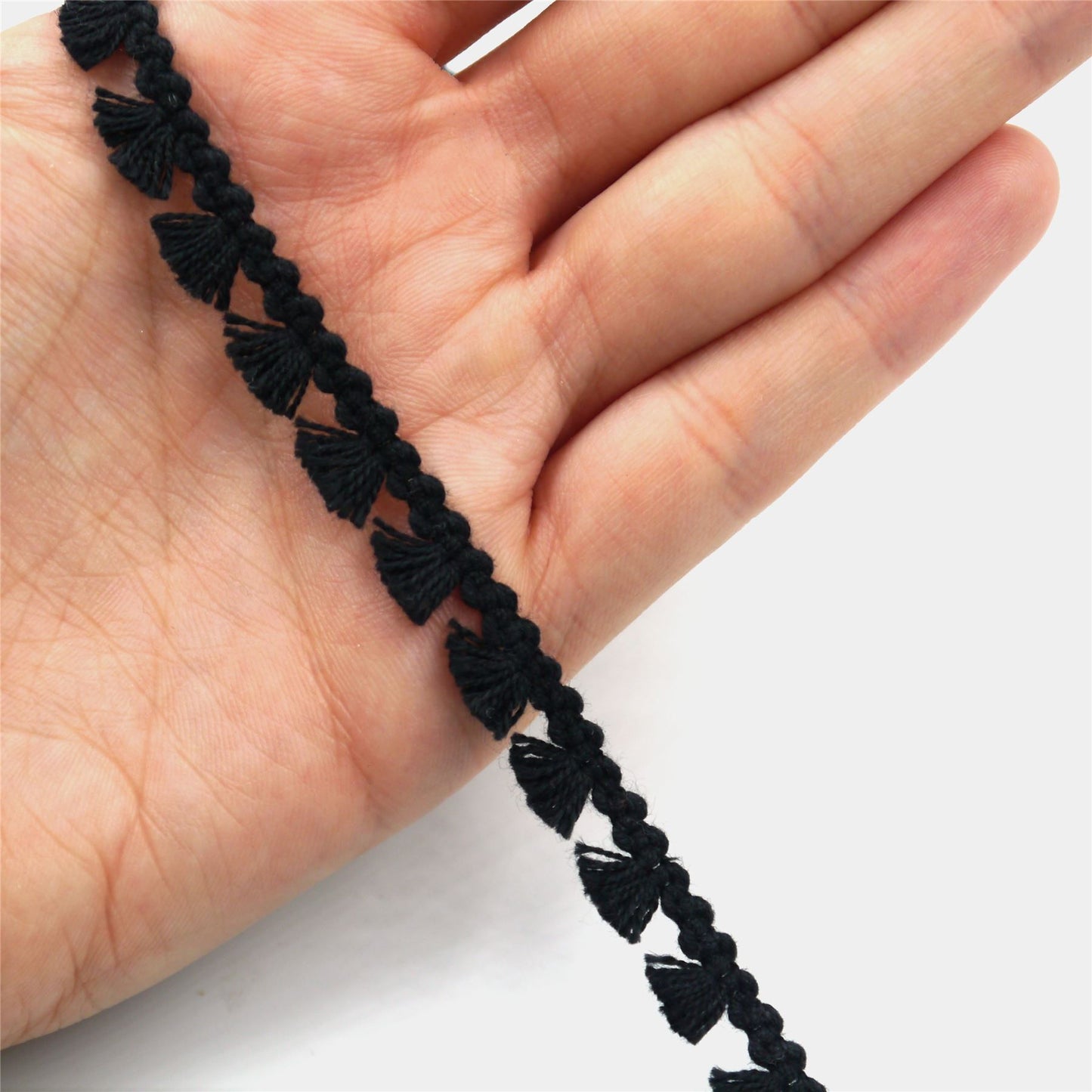 Cotton Tassel Fringe Braid 10mm x1m - 6341