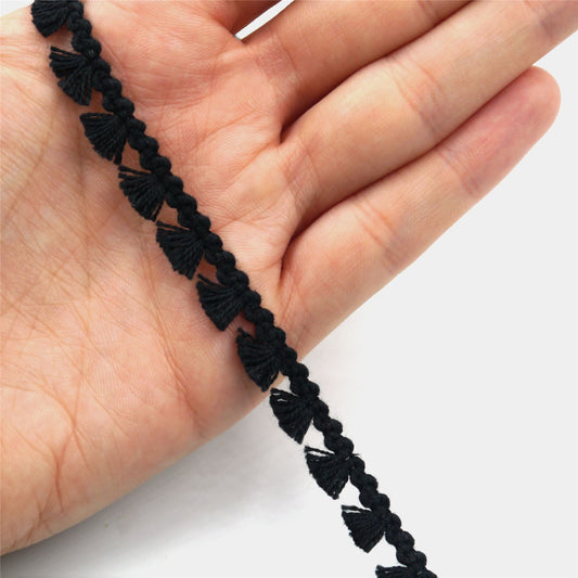 Cotton Tassel Fringe Braid 10mm x1m - 6341