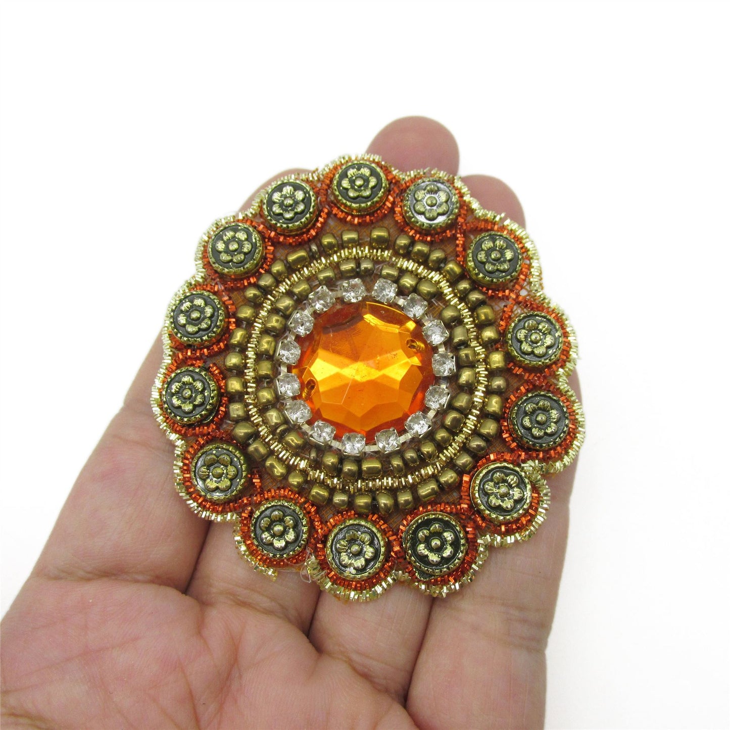 Jewel and Bead Motif 6cm - 9553