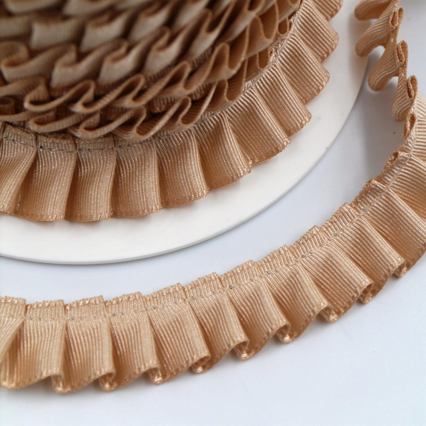 Side-Pleated Taffeta Ribbon 16mm x1m - 7110
