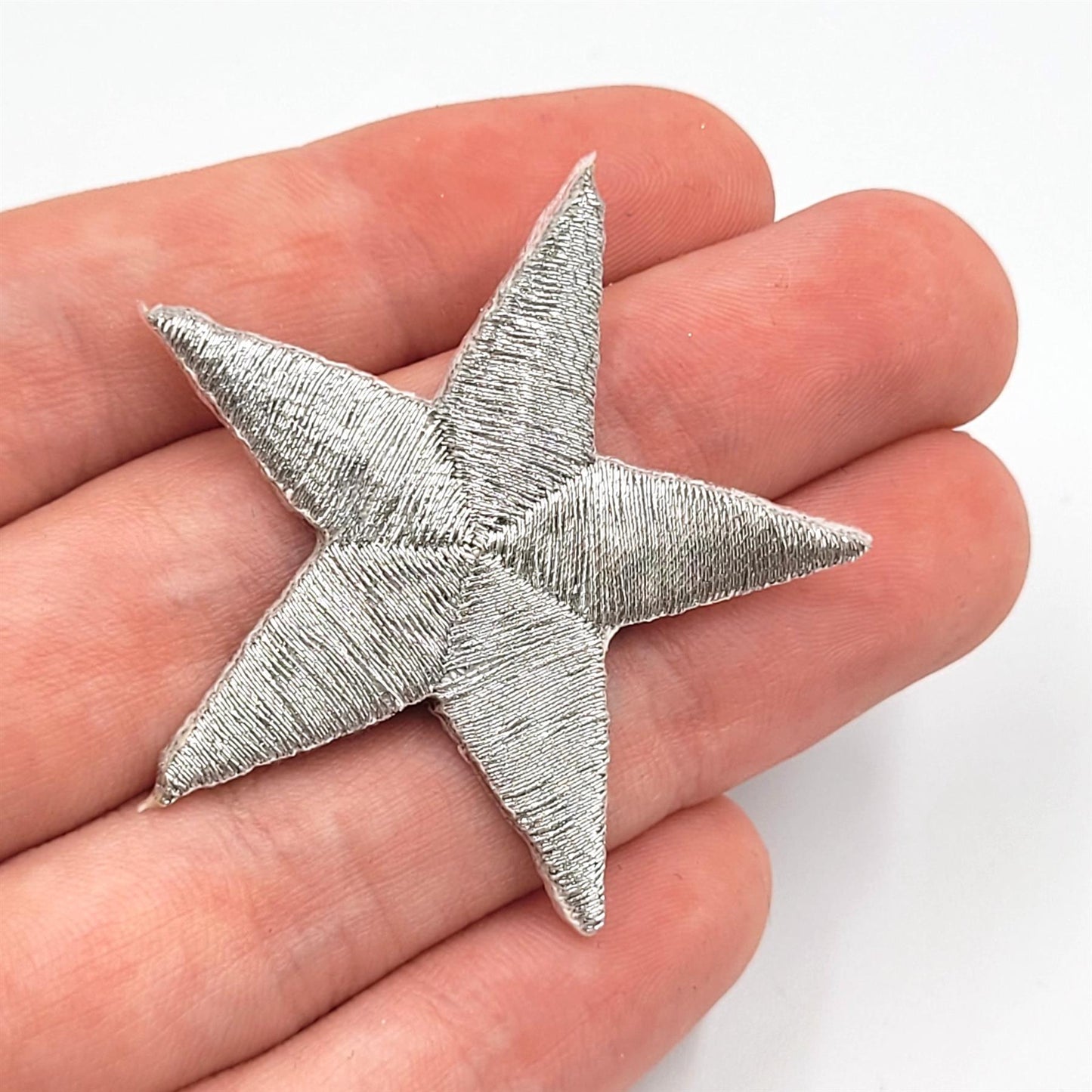 Metallic Iron-On Star Motif - 7680
