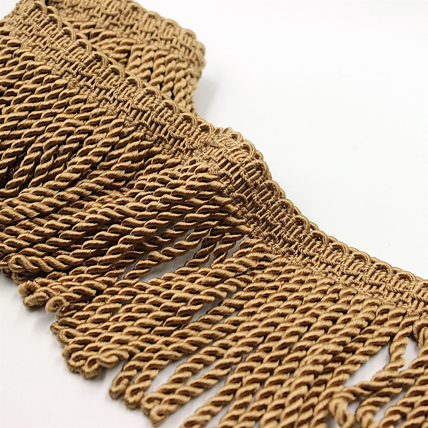 Acetate Bullion Fringe With Ornate Header 11cm x1m - 7097