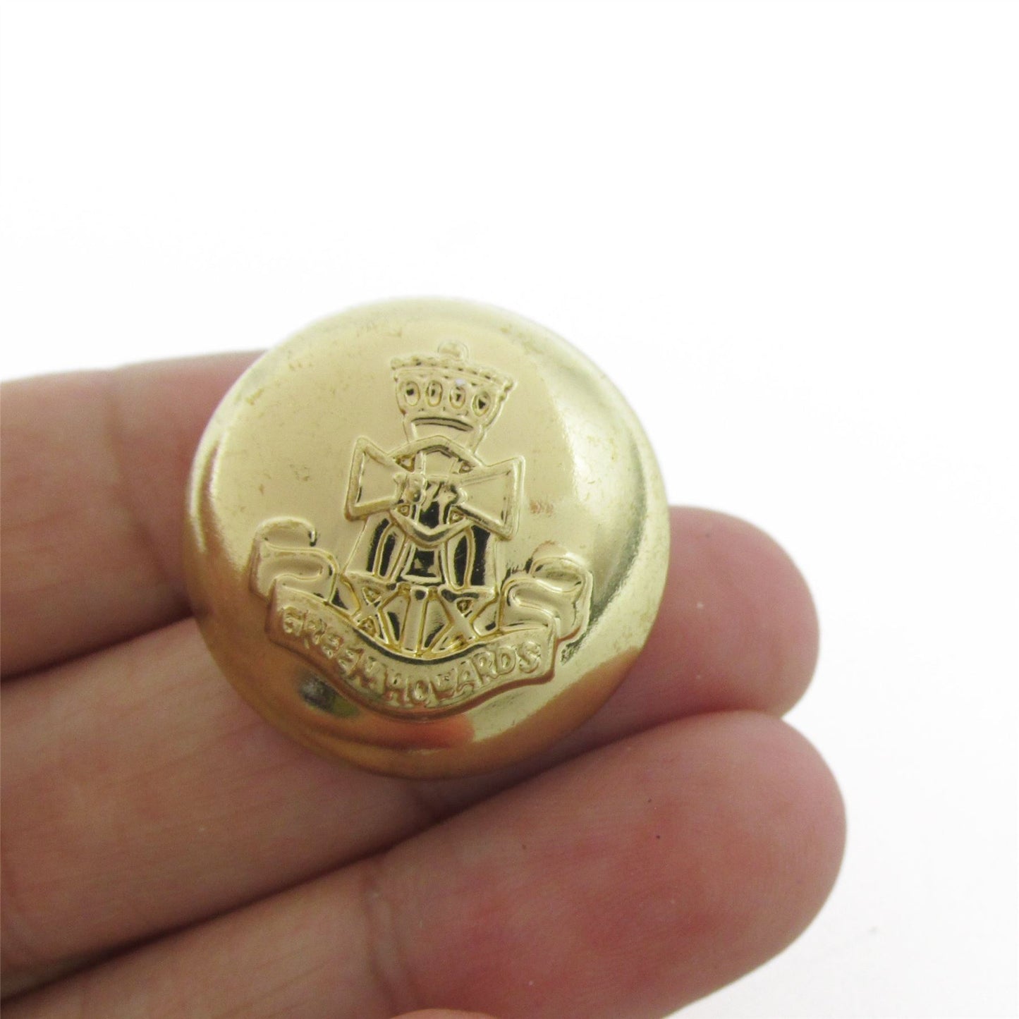 Acrylic Dome Button with Crest - 4391