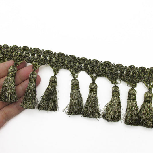 Metallic Tassel Fringe 75mm 5010