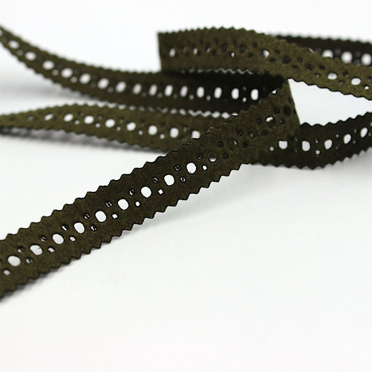 Punched Suedette Braid 12mm 8137