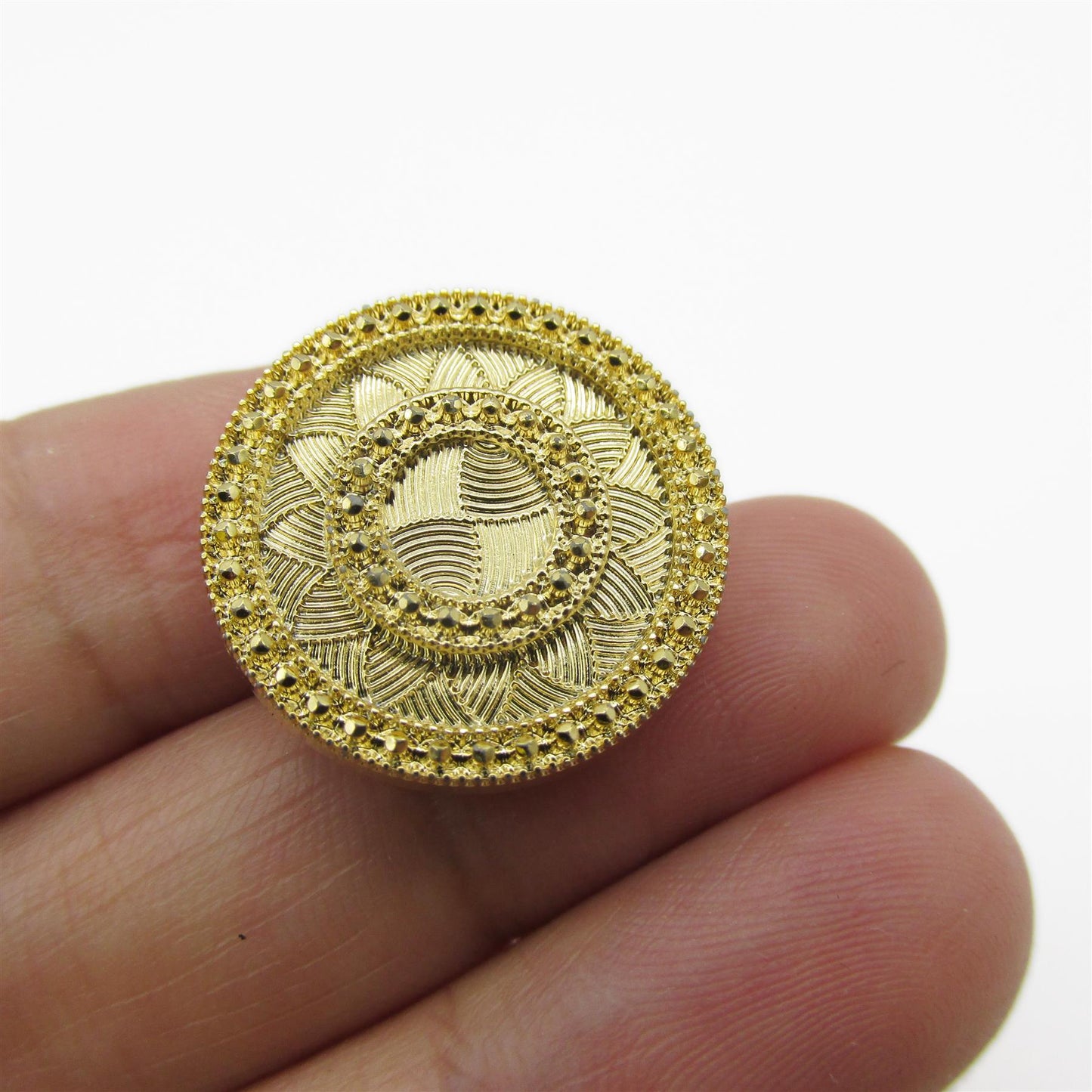 Geometric Sparkle ABS Button - 4409