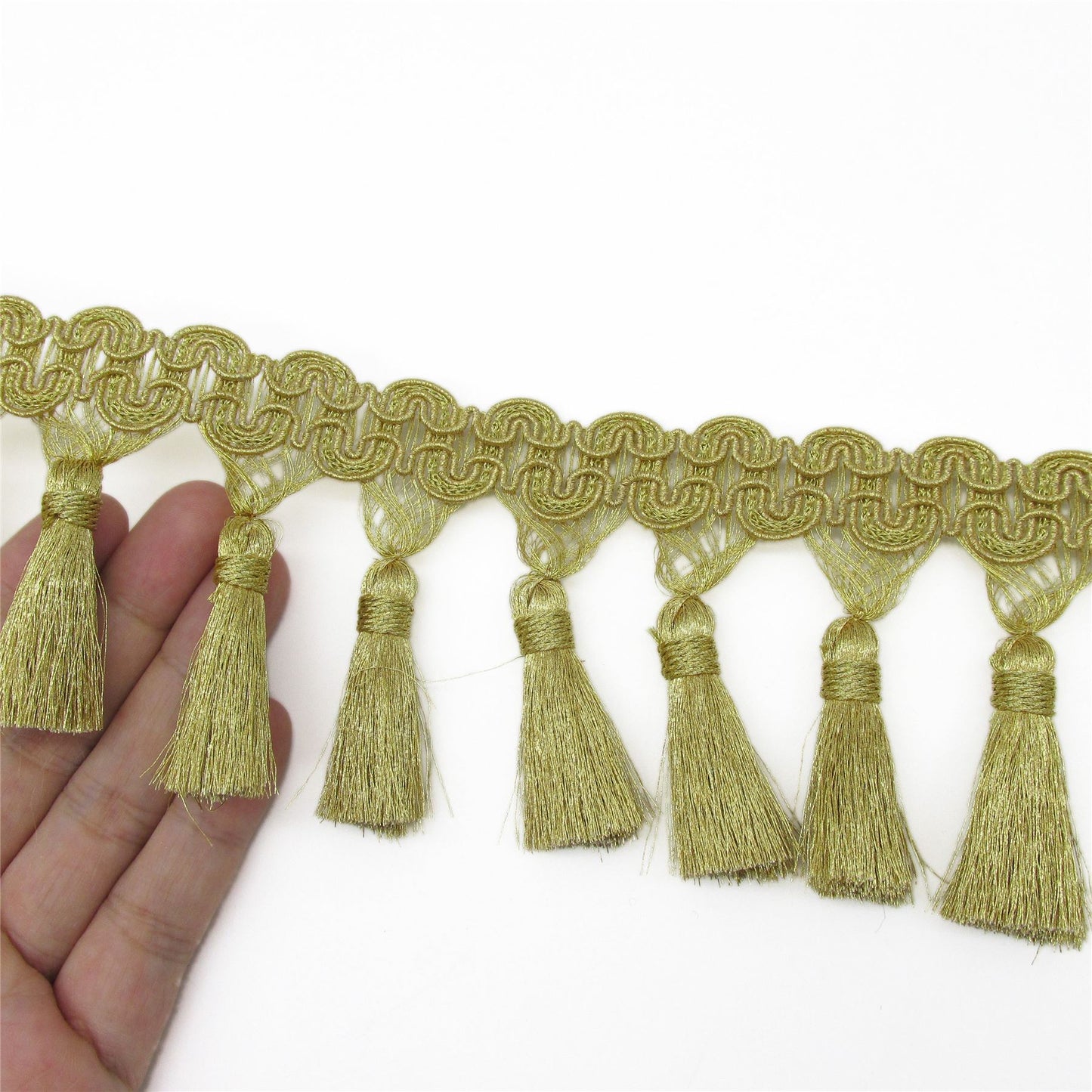 Metallic Tassel Fringe 75mm 5010