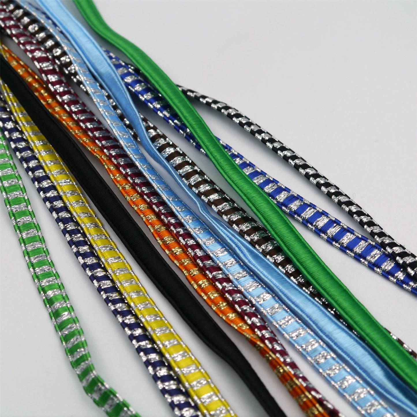 Striped Or Plain President Braid 7mm x1m - 6333