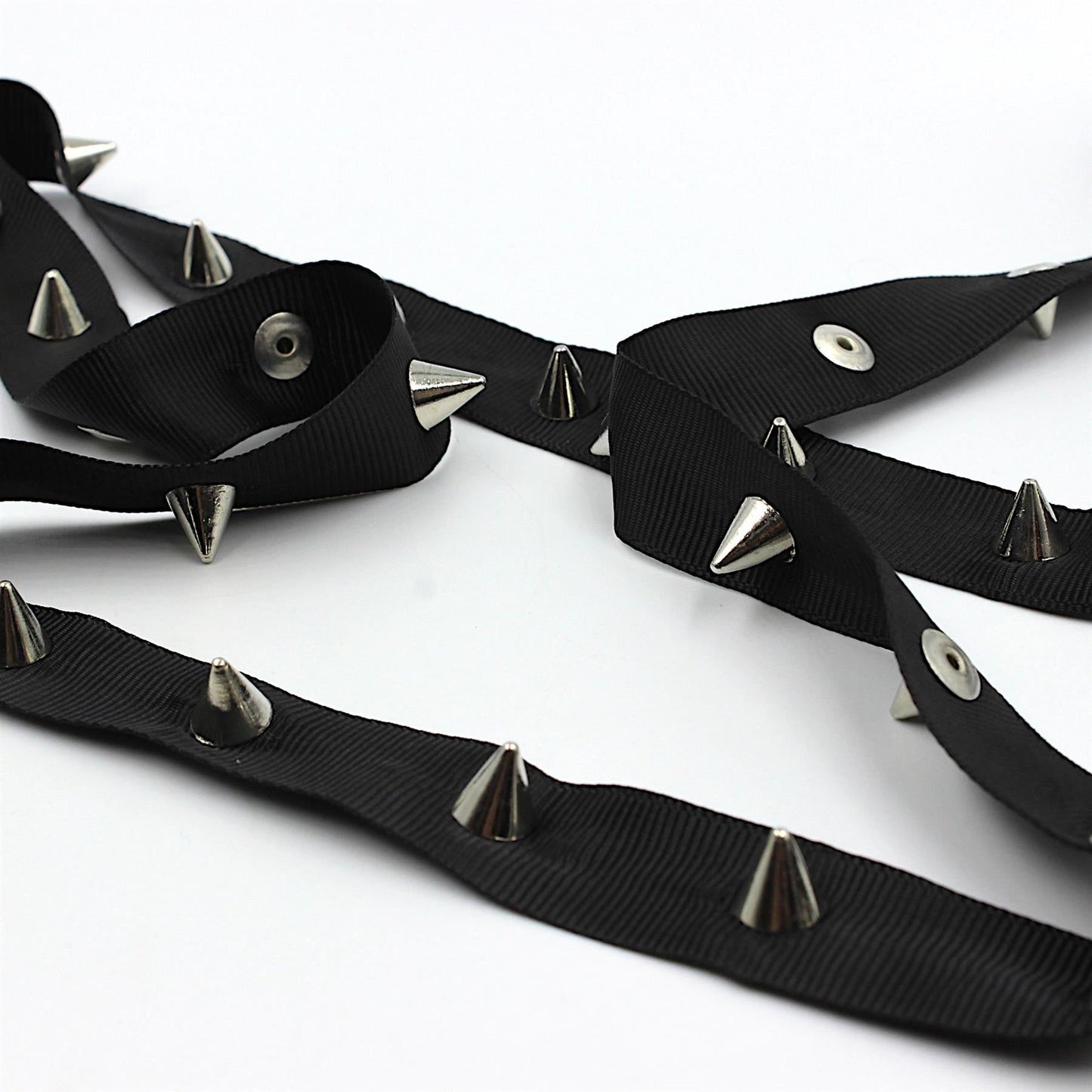 Spike Studded Grosgrain Braid 18mm x 1m - 9750