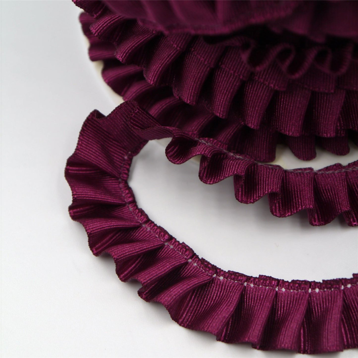 Side-Pleated Taffeta Ribbon 16mm x1m - 7110