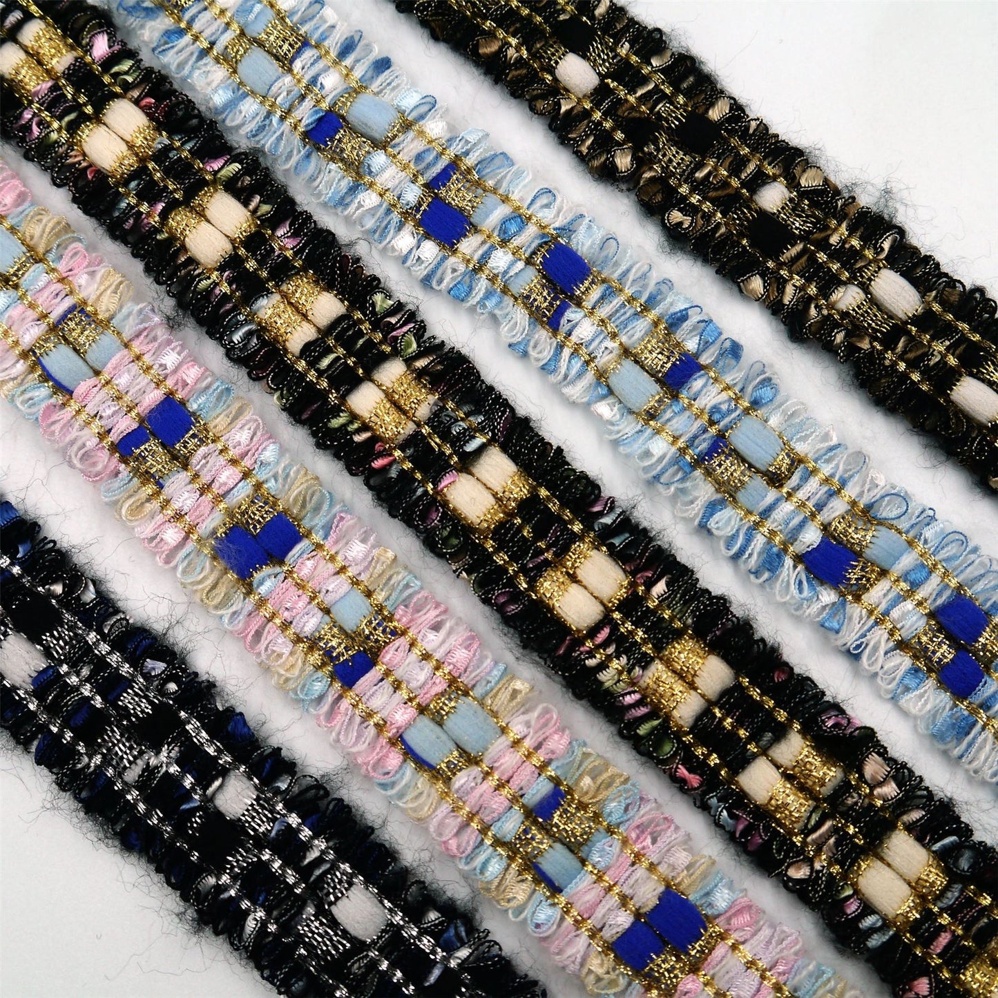 Wool-look Metallic Mix Braid 25mm 6548