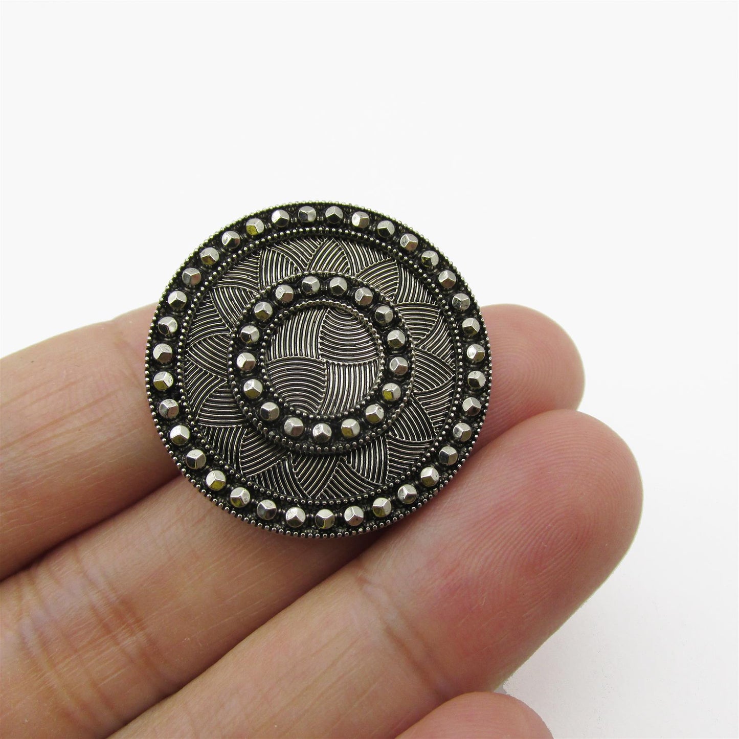Geometric Sparkle ABS Button - 4409